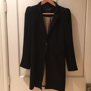 Zara beautiful pristine Black S coat